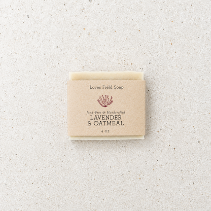 Lavender Oatmeal Goat Milk Soap