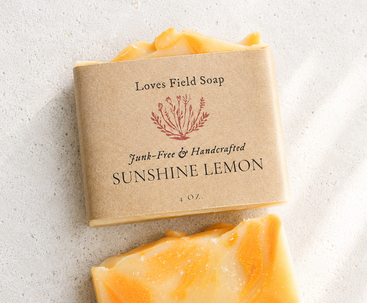 Sunshine Lemon Goat Milk Soap Palm Oil Free